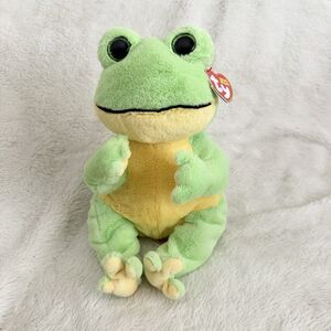 Ty Beanie Bellies Snapper Frog 12” Large Size Plush Spring Easter Toy